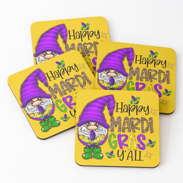 Item preview, Mardi Gras, Happy Mardi Gras Ya'll Gnome, Mardi Gras gnome designed and sold by LeJeuneGifts.