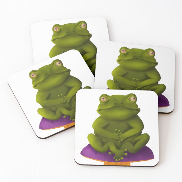 Item preview, Bufo Alvarius Meditating designed and sold by IvonaXrArt.