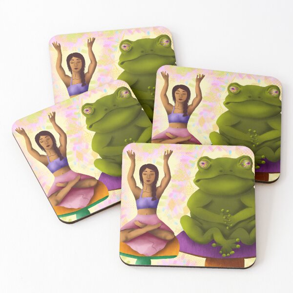 Item preview, Meditating with Bufo Alvarius designed and sold by IvonaXrArt.