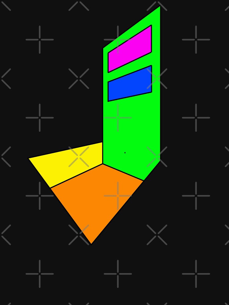 Thumbnail 7 of 7, Classic T-Shirt, Townhouse (New York City) Abstract designed and sold by bpatrickvoice.