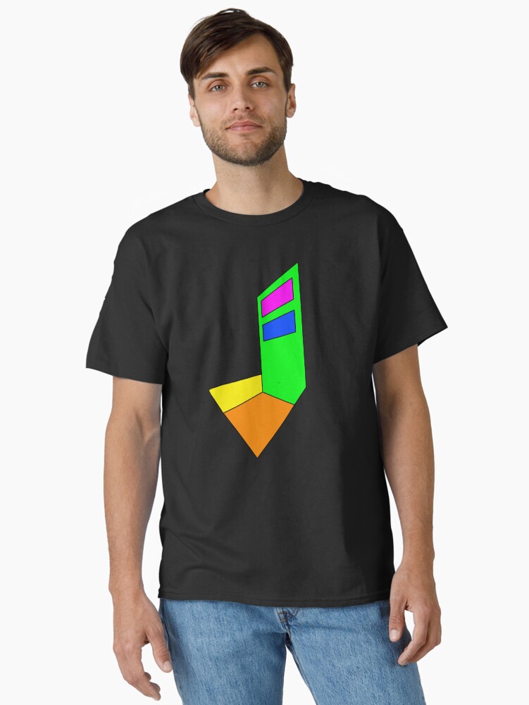 Thumbnail 2 of 7, Classic T-Shirt, Townhouse (New York City) Abstract designed and sold by bpatrickvoice.