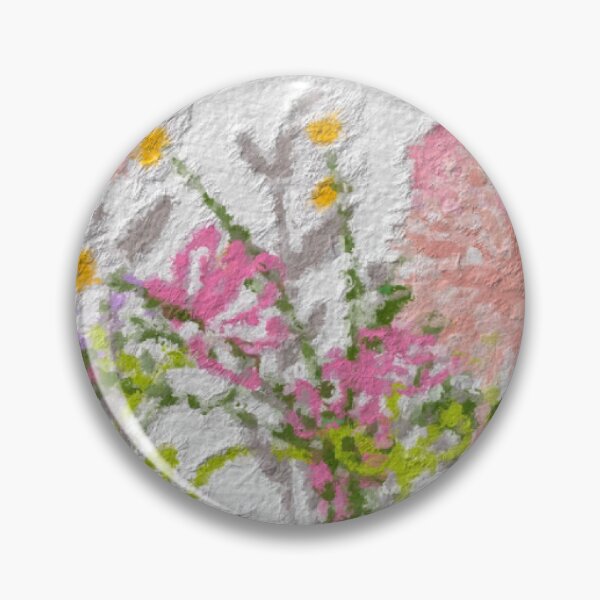 Item preview, Pink puffs florals  designed and sold by Tonyasartprints.