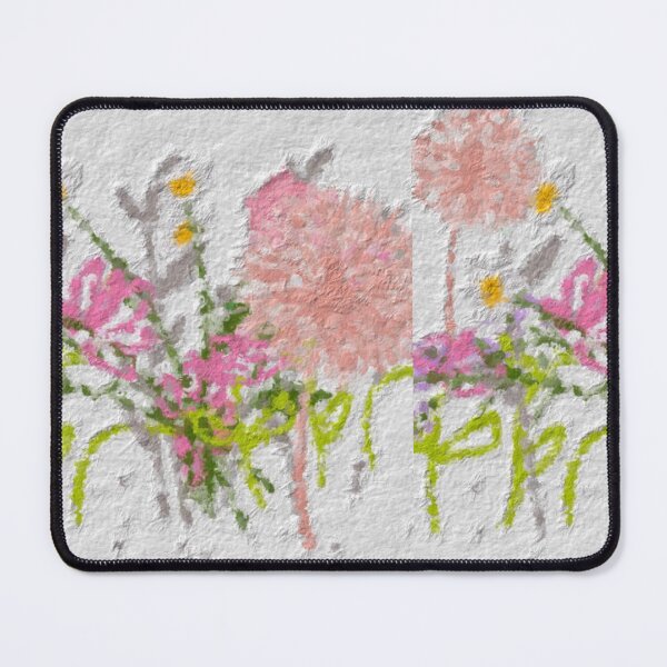 Item preview, Pink puffs florals  designed and sold by Tonyasartprints.