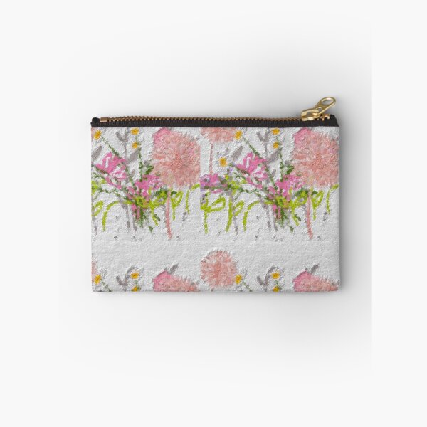 Item preview, Pink puffs florals  designed and sold by Tonyasartprints.