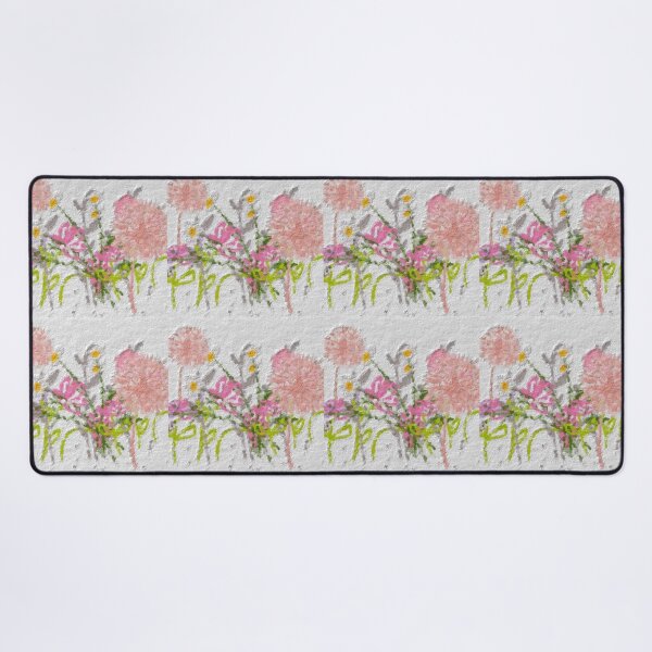 Item preview, Pink puffs florals designed and sold by Tonyasartprints.