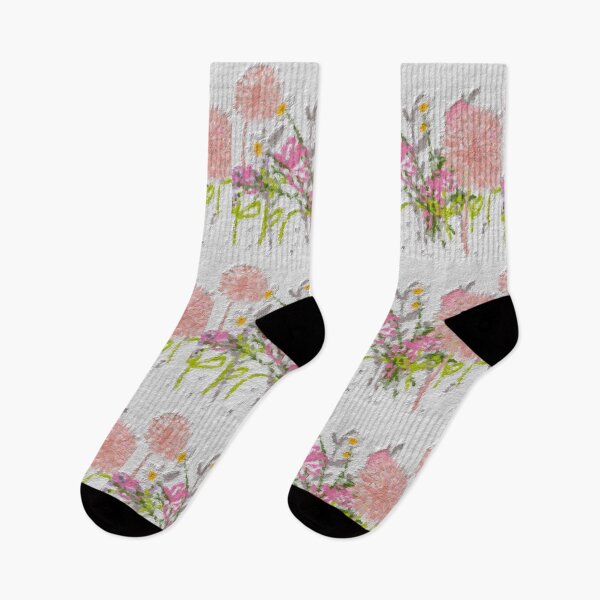 Item preview, Pink puffs florals  designed and sold by Tonyasartprints.