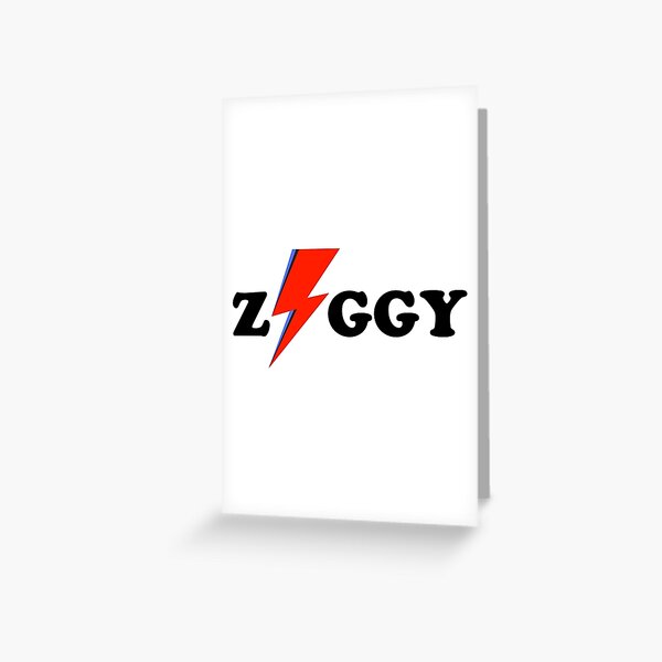 Ziggy Stardust Greeting Cards Redbubble