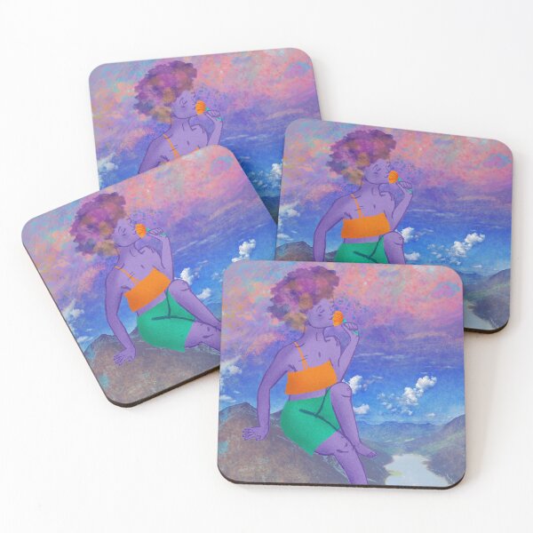 Item preview, Dreamy girl in the mountains designed and sold by IvonaXrArt.