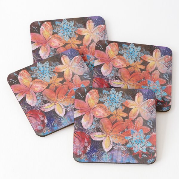 Item preview, Frangipanis in the Snow designed and sold by LorainejArt.