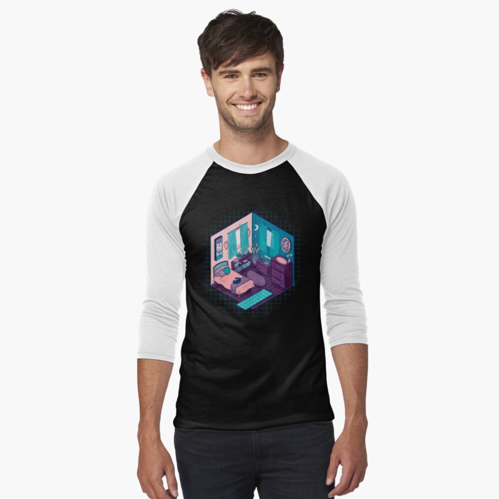 Item preview, Baseball ¾ Sleeve T-Shirt designed and sold by Flickingjane.