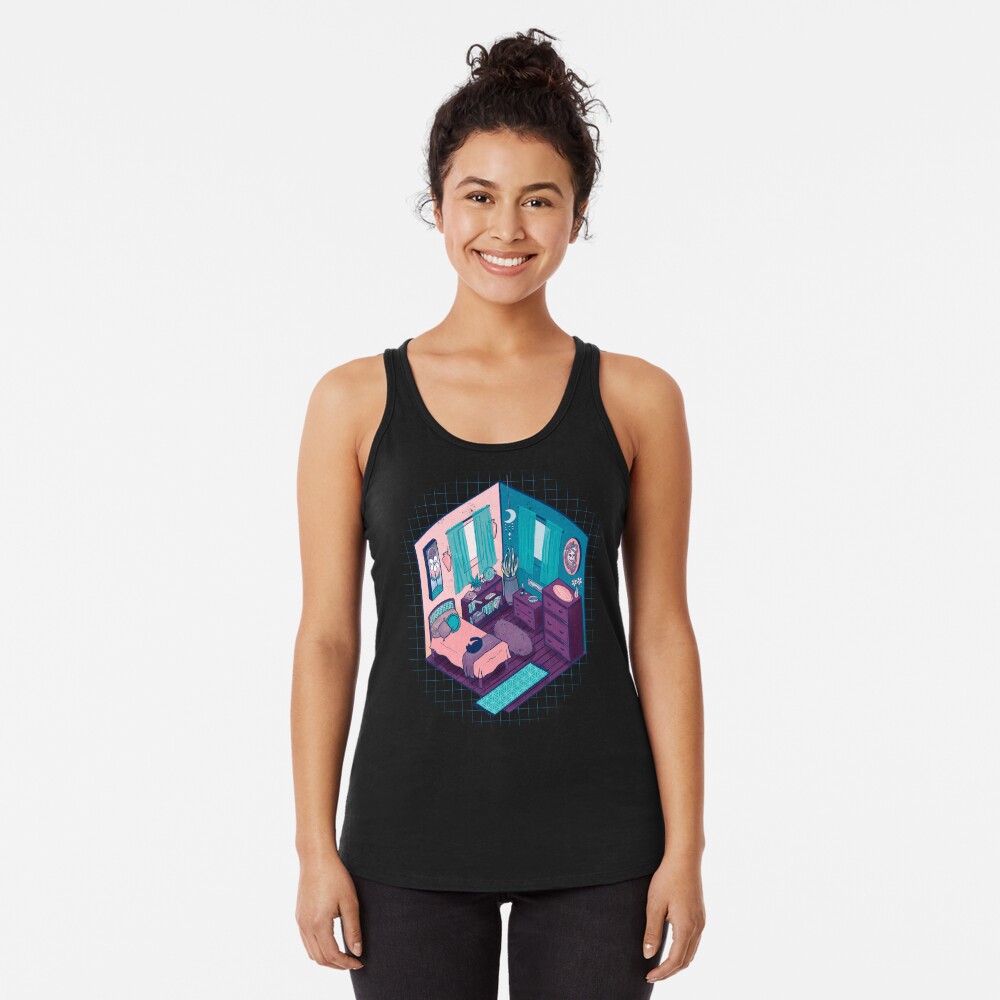 Item preview, Racerback Tank Top designed and sold by Flickingjane.