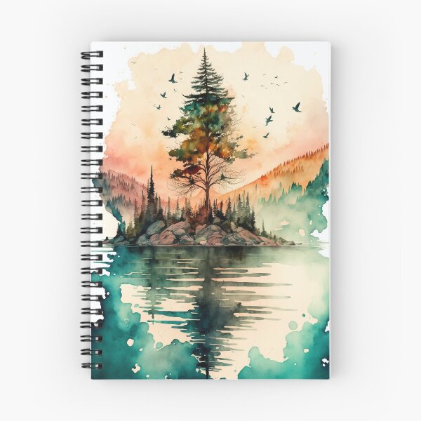 Item preview, The Old One - Watercolor Island Tree - By Tiberius404 designed and sold by Tiberius404.