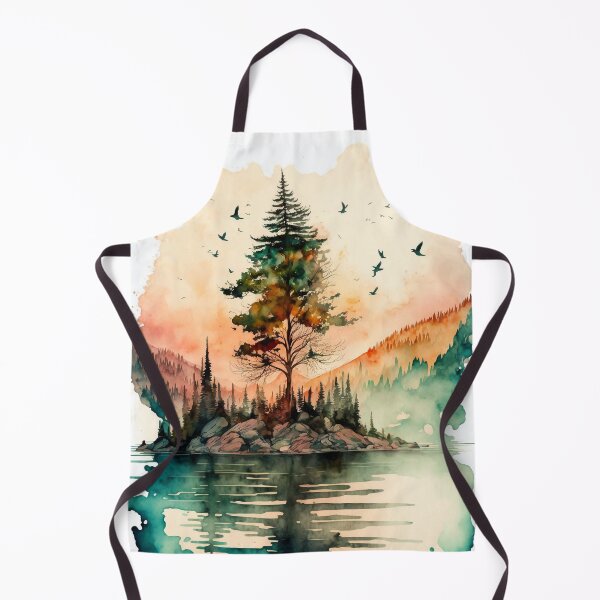 Item preview, The Old One - Watercolor Island Tree - By Tiberius404 designed and sold by Tiberius404.