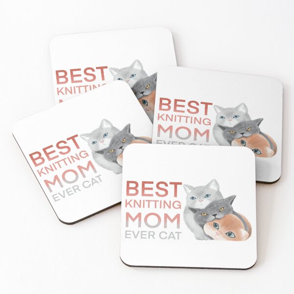 Item preview, Best Knitting Mom Ever Cat designed and sold by Myartbeyours.