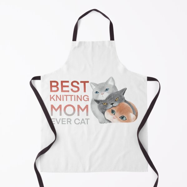 Item preview, Best Knitting Mom Ever Cat designed and sold by Myartbeyours.