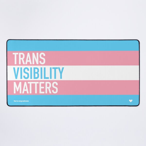 Item preview, Transgender Pride Trans Visibility Matters Trans Pride Flag designed and sold by ArtliciousHUMAN.