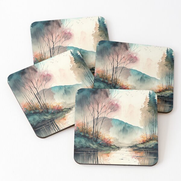 Item preview, Early Morning - Watercolor Nature - By Tiberius404 designed and sold by Tiberius404.