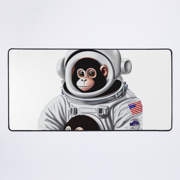 Item preview, Cute Monkey Astronaut with Baby Monkey designed and sold by SN-Creations.