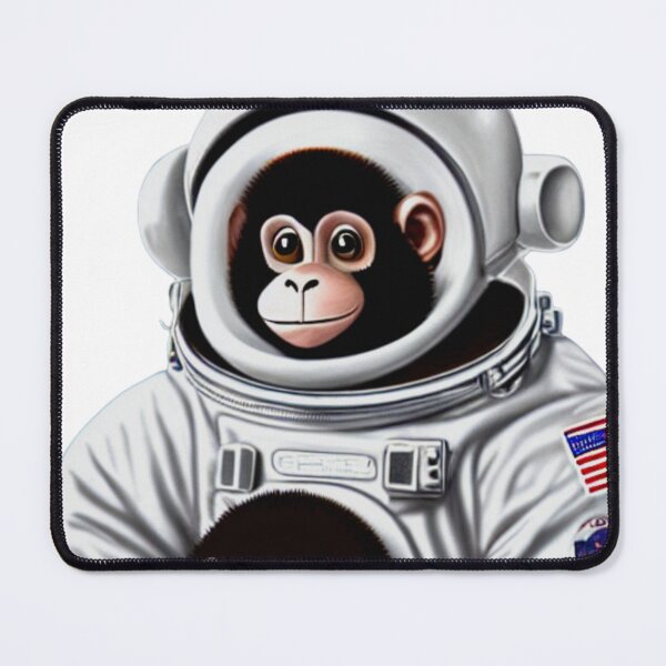 Item preview, Cute Monkey Astronaut with Baby Monkey designed and sold by SN-Creations.