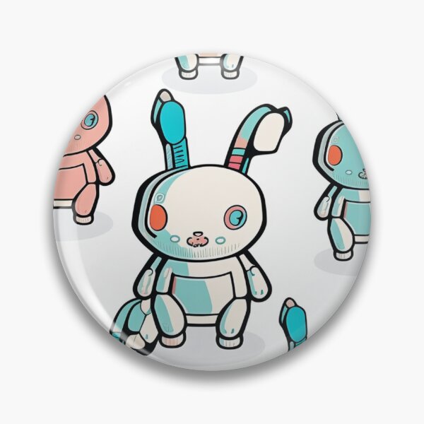 Item preview, Cyborg Rabbit | Cute Rabbit | Chinese New Year Rabbit | Chinese New Year 2023 | Easter Gift | Easter Rabbit Gift | Easter Bunny gift | Cute Easter Bunny |high resolution designed and sold by Synthetic-Intel.