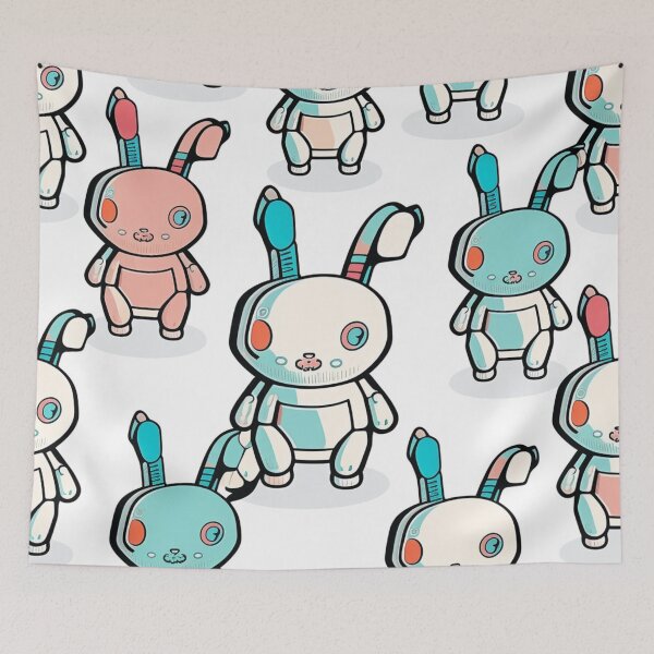 Item preview, Cyborg Rabbit | Cute Rabbit | Chinese New Year Rabbit | Chinese New Year 2023 | Easter Gift | Easter Rabbit Gift | Easter Bunny gift | Cute Easter Bunny |high resolution designed and sold by Synthetic-Intel.