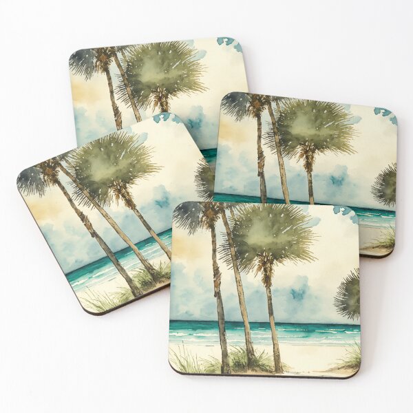 Item preview, Summer Vacation - Watercolor Beach - By Tiberius404 designed and sold by Tiberius404.