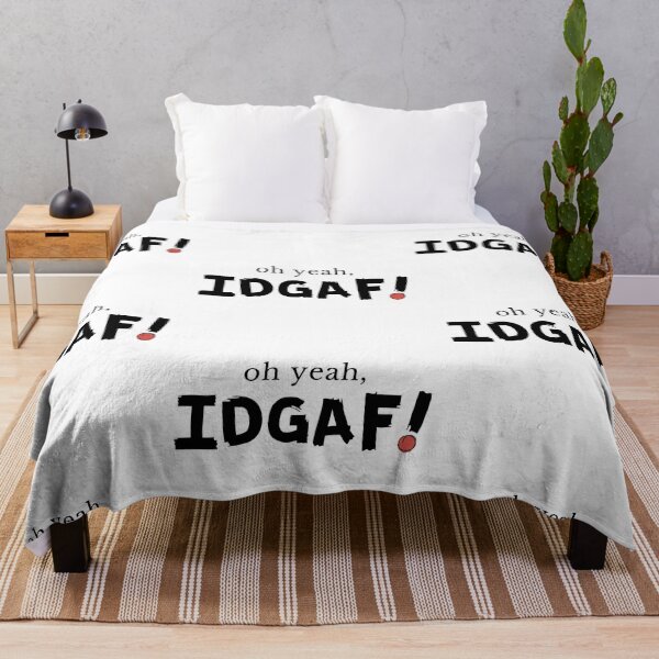 Item preview, IDGAF designed and sold by birdyness.