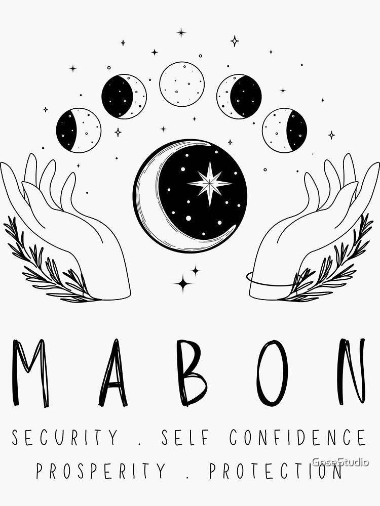 Thumbnail 3 of 3, Sticker, Mabon designed and sold by GoseStudio.