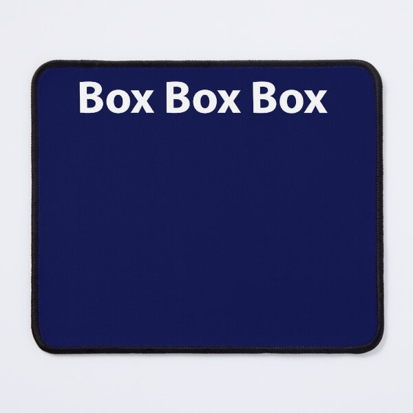 Item preview,  BOX BOX BOX Formula 1 Quote Blue designed and sold by GayanthiPerera.