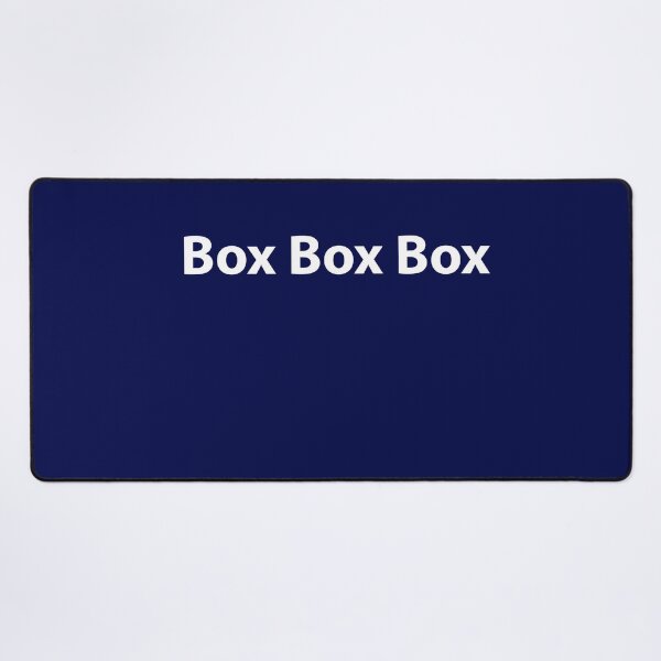 Item preview,  BOX BOX BOX Formula 1 Quote Blue designed and sold by GayanthiPerera.