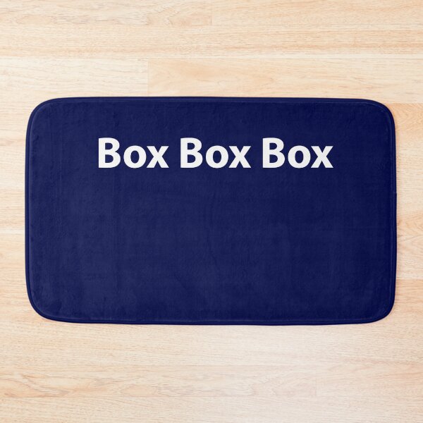 Item preview,  BOX BOX BOX Formula 1 Quote Blue designed and sold by GayanthiPerera.