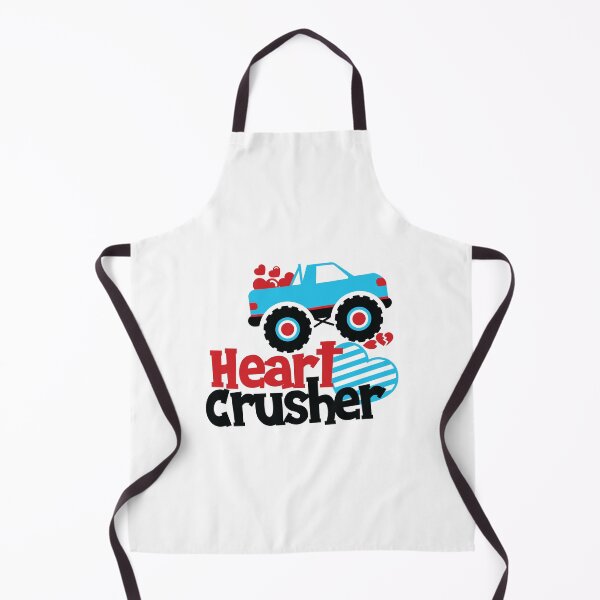 Item preview, Kids I Crush Hearts Monster Truck Toddler Boys Valentines Day designed and sold by sweary12.