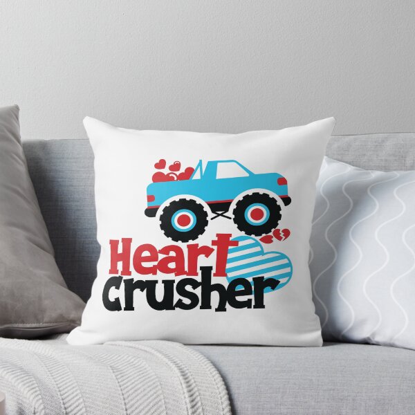 Item preview, Kids I Crush Hearts Monster Truck Toddler Boys Valentines Day designed and sold by sweary12.