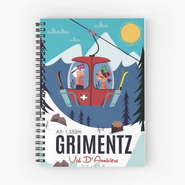Item preview, Grimentz ski poster designed and sold by GAGodel.