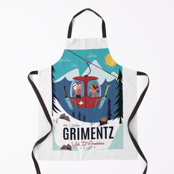 Item preview, Grimentz ski poster designed and sold by GAGodel.