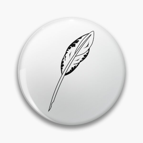 Item preview, Feather symbol - Masonic symbol of Assistant Secretary for Blue Lodge Freemasonry designed and sold by photonxt.