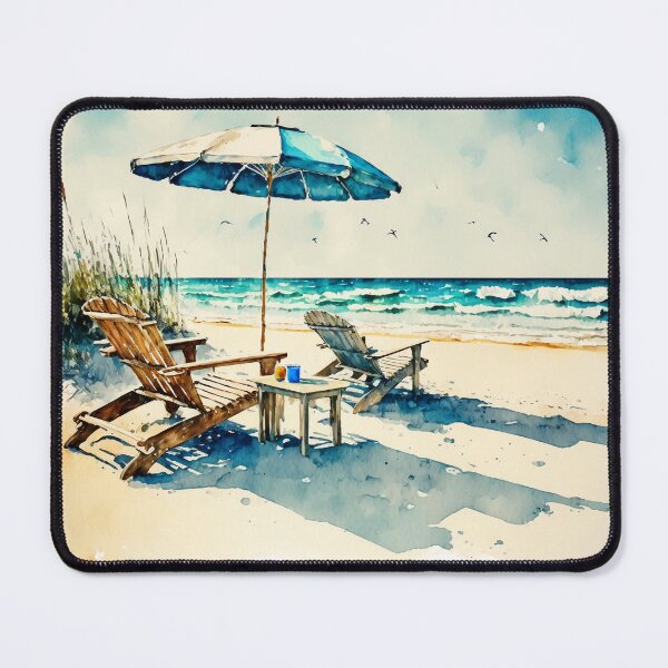 Item preview, Summer Vacation - Watercolor Beach - By Tiberius404 designed and sold by Tiberius404.