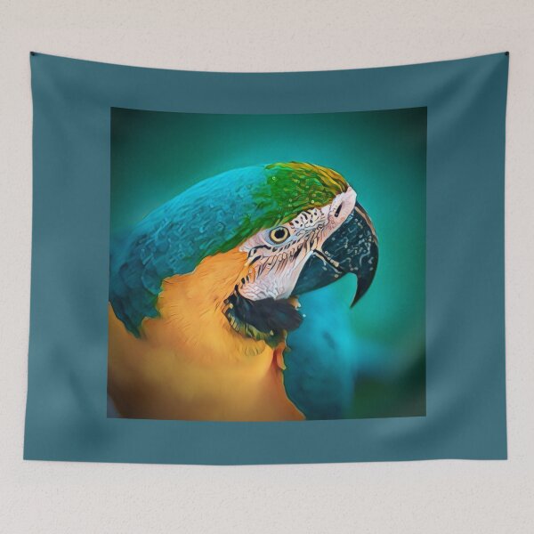 Item preview, Stunning Parrot Art Portrait - For a parrot lover, for a nature lover, for a parrot breeder. designed and sold by Wentoo.