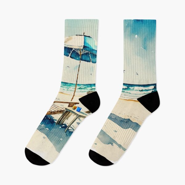 Item preview, Summer Vacation - Watercolor Beach - By Tiberius404 designed and sold by Tiberius404.