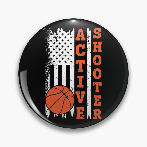 Item preview, Active Shooter Basketball Grunge American Flag Patriotic 4th of July Men Women designed and sold by Designer-Girl.