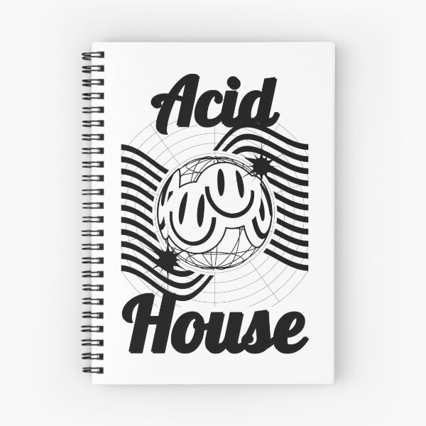 Item preview, ACID HOUSE - Globe (Black) designed and sold by Discothreadz.