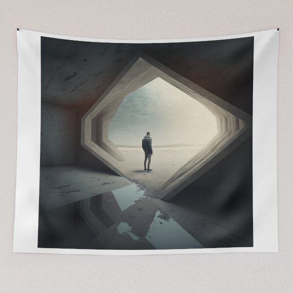 Item preview, Alone in the abstract designed and sold by Kadhaf.