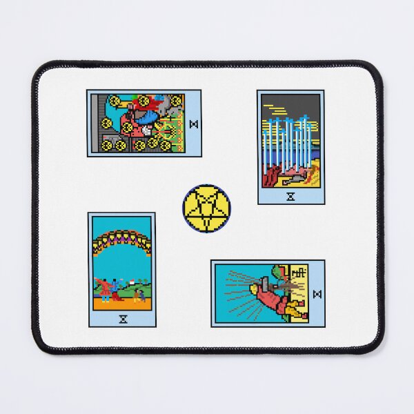 Item preview, Pixel Waite Tarot Minor Arcana Tens- 83rd Sticker Pack and Magnets designed and sold by Pixel Waite.