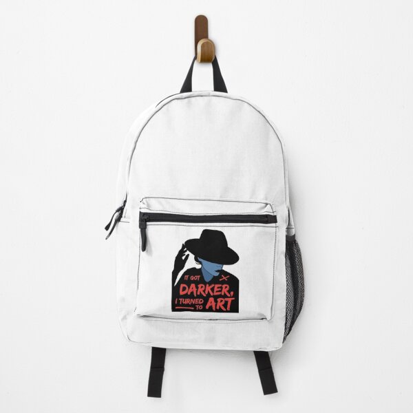 Item preview, It Got Darker and I Turned to Art (Red and Blue) designed and sold by ObsidianDaz.