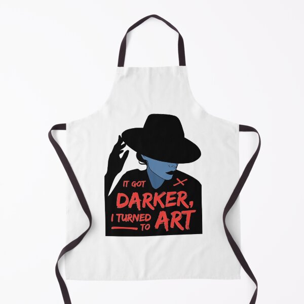 Item preview, It Got Darker and I Turned to Art (Red and Blue) designed and sold by ObsidianDaz.