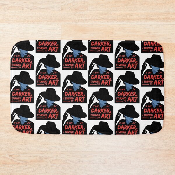 Item preview, It Got Darker and I Turned to Art (Red and Blue) designed and sold by ObsidianDaz.