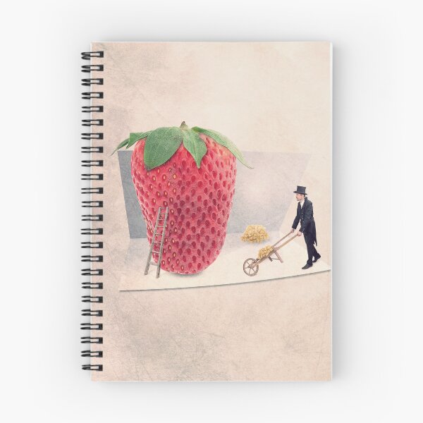 Item preview, giant strawberry print designed and sold by yannpendaries.