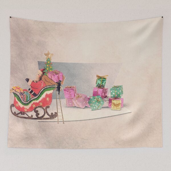 Item preview, illustration of santa claus designed and sold by yannpendaries.