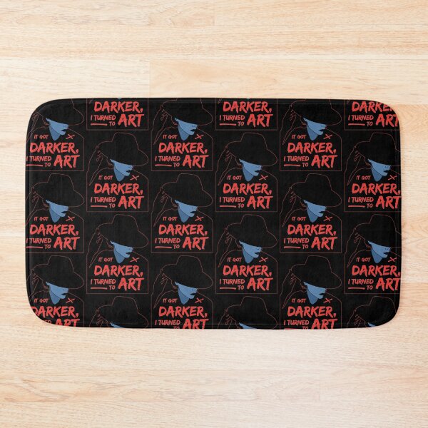Item preview, It Got Darker and I Turned to Art (Red and Blue on Black) designed and sold by ObsidianDaz.