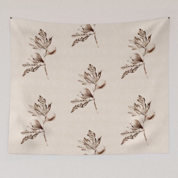 Item preview, Fig fruit vintage botanical illustration print in beige colors. designed and sold by helga-wigandt.